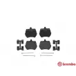 Jeu de 4 plaquettes de frein avant BREMBO P 52 002 - Visuel 1