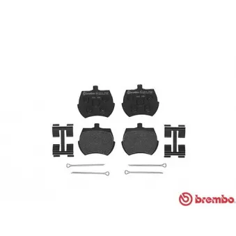 Jeu de 4 plaquettes de frein avant BREMBO P 52 002