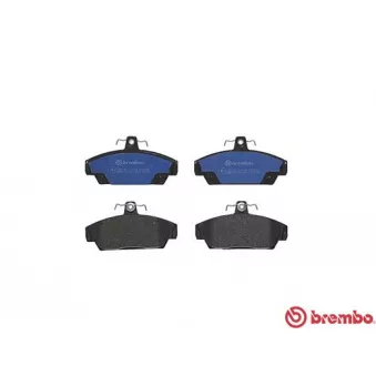 Jeu de 4 plaquettes de frein avant BREMBO P 52 015