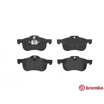 Jeu de 4 plaquettes de frein avant BREMBO P 52 017