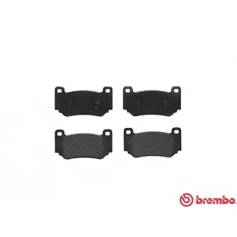 Jeu de 4 plaquettes de frein avant BREMBO