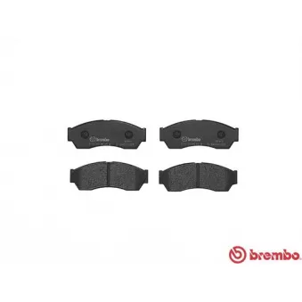 Jeu de 4 plaquettes de frein avant BREMBO P 52 019