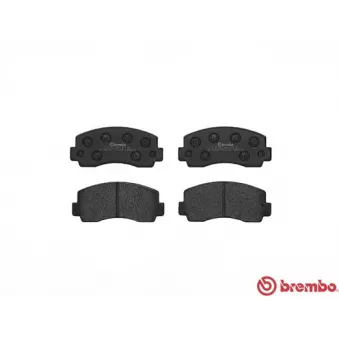 Jeu de 4 plaquettes de frein avant BREMBO P 54 002