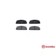 Jeu de 4 plaquettes de frein arrière BREMBO P 54 003 - Visuel 1