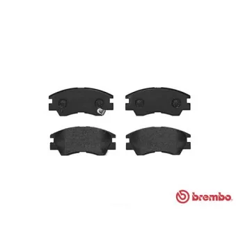 Jeu de 4 plaquettes de frein avant BREMBO P 54 008