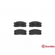 Jeu de 4 plaquettes de frein avant BREMBO P 54 009 - Visuel 1