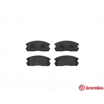 Jeu de 4 plaquettes de frein avant BREMBO P 54 009