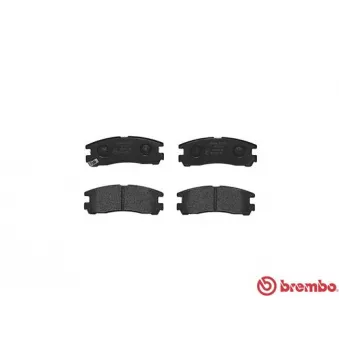 Jeu de 4 plaquettes de frein arrière BREMBO P 54 012