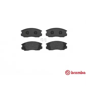 Jeu de 4 plaquettes de frein avant BREMBO P 54 015