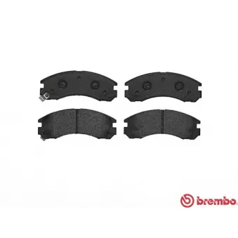 Jeu de 4 plaquettes de frein avant BREMBO P 54 017