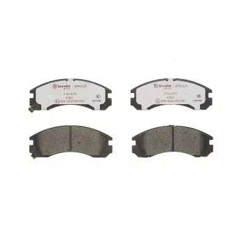 Jeu de 4 plaquettes de frein avant BREMBO P 54 017X