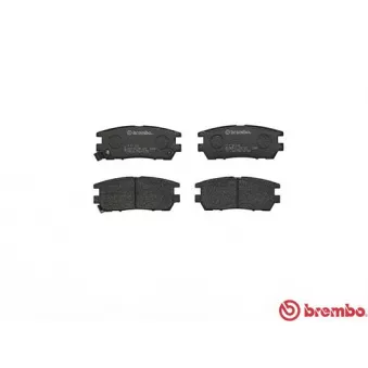 Jeu de 4 plaquettes de frein arrière BREMBO P 54 018