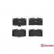 Jeu de 4 plaquettes de frein avant BREMBO P 54 019 - Visuel 1
