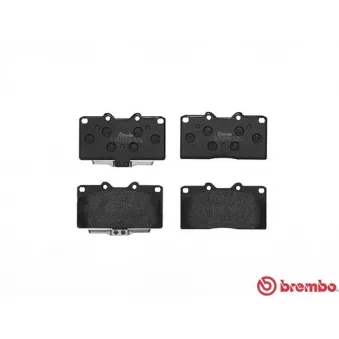 Jeu de 4 plaquettes de frein avant BREMBO P 54 019