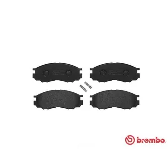 Jeu de 4 plaquettes de frein avant BREMBO P 54 020