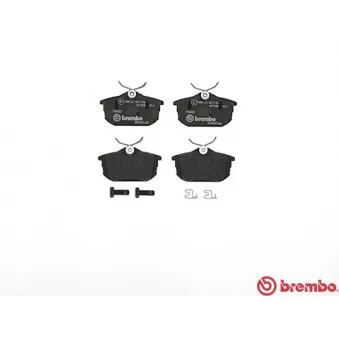 Jeu de 4 plaquettes de frein arrière BREMBO P 54 023
