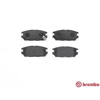 Jeu de 4 plaquettes de frein arrière BREMBO P 54 025