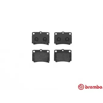 Jeu de 4 plaquettes de frein arrière BREMBO P 54 026