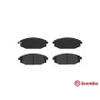 Jeu de 4 plaquettes de frein avant BREMBO P 54 027 - Visuel 1