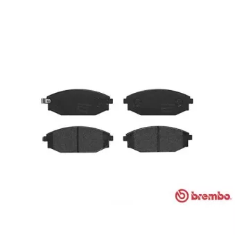Jeu de 4 plaquettes de frein avant BREMBO P 54 027