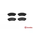 Jeu de 4 plaquettes de frein avant BREMBO P 54 028 - Visuel 1