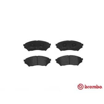 Jeu de 4 plaquettes de frein avant BREMBO P 54 028