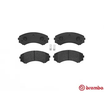 Jeu de 4 plaquettes de frein avant BREMBO P 54 029