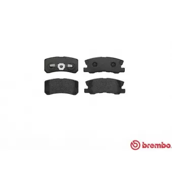 Jeu de 4 plaquettes de frein arrière BREMBO P 54 031