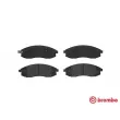 Jeu de 4 plaquettes de frein avant BREMBO P 54 032 - Visuel 1