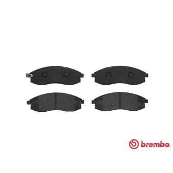 Jeu de 4 plaquettes de frein avant BREMBO P 54 032
