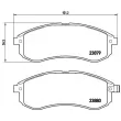 Jeu de 4 plaquettes de frein avant BREMBO P 54 033 - Visuel 2