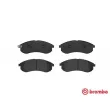 Jeu de 4 plaquettes de frein avant BREMBO P 54 033 - Visuel 1