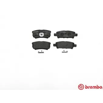Jeu de 4 plaquettes de frein arrière BREMBO P 54 034