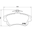 Jeu de 4 plaquettes de frein avant BREMBO P 54 036 - Visuel 2