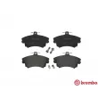 Jeu de 4 plaquettes de frein avant BREMBO P 54 036 - Visuel 1