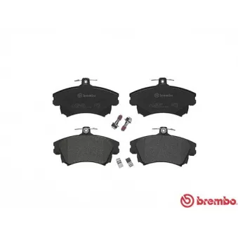 Jeu de 4 plaquettes de frein avant BREMBO P 54 036