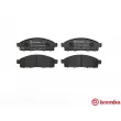 Jeu de 4 plaquettes de frein avant BREMBO P 54 038 - Visuel 1