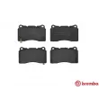 Jeu de 4 plaquettes de frein avant BREMBO P 54 039 - Visuel 1