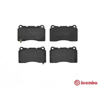 Jeu de 4 plaquettes de frein avant BREMBO P 54 039