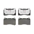Jeu de 4 plaquettes de frein avant BREMBO P 54 039X - Visuel 1