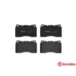 Jeu de 4 plaquettes de frein avant BREMBO P 54 040 - Visuel 1