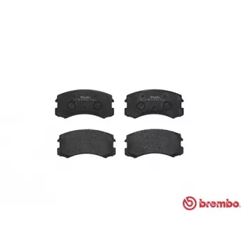 Jeu de 4 plaquettes de frein avant BREMBO P 54 041