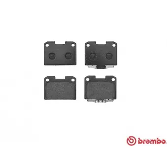 Jeu de 4 plaquettes de frein arrière BREMBO P 54 048