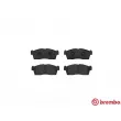 Jeu de 4 plaquettes de frein avant BREMBO P 54 049 - Visuel 1