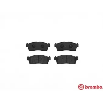 Jeu de 4 plaquettes de frein avant BREMBO P 54 049