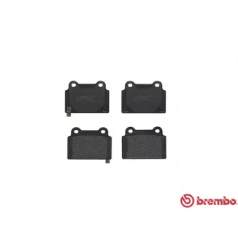 Jeu de 4 plaquettes de frein arrière BREMBO