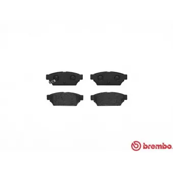 Jeu de 4 plaquettes de frein avant BREMBO P 54 053
