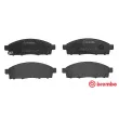 Jeu de 4 plaquettes de frein avant BREMBO P 54 055 - Visuel 1