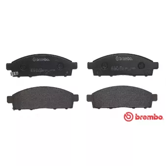 Jeu de 4 plaquettes de frein avant BREMBO P 54 055