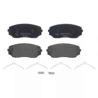 Jeu de 4 plaquettes de frein avant BREMBO P 54 059